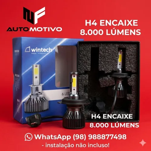 Led automotivo 8 mil lumens H4 ultra led 