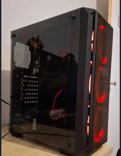 Computador Ryzen 5 3400g + RX570 8GB XFX, 16GB DE RAM DDR4, SSD NVME E HD (DESCRIÇÃO)