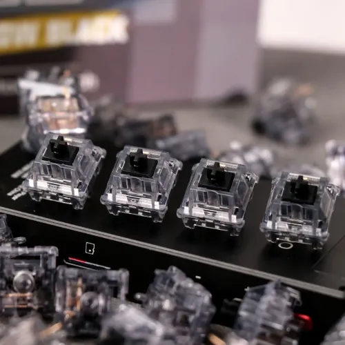 Switch Epomaker shadow black 100 unidades (novo) para teclado mecânico
