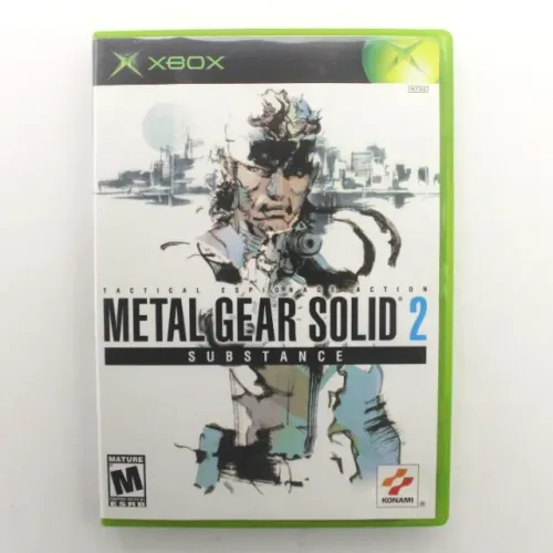 Metal Gear Solid 2 Substance para Xbox Original em perfeito estado de conservação