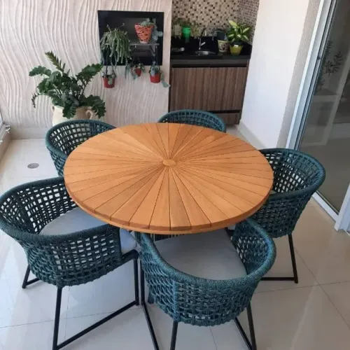 Conjunto em corda náutica