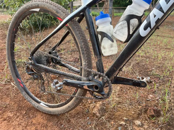 Caloi Elite 30 - Rodas Vzan Everest XC + Shimano Deore/XT (+ Coroa Extra)