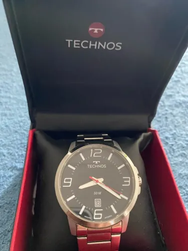 VENDO RELÓGIO TECHNOS MASCULINO EM AÇO INOXIDÁVEL
