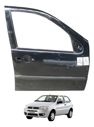 Porta Dianteira Direita Fiat Palio Fire 1.0 2005 A 2010 Dianteira Direita Preto