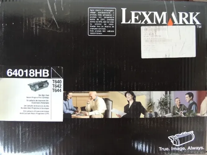 Toner Lexmark 64018HB (64018B) Original Novo Na Caixa T640 T644