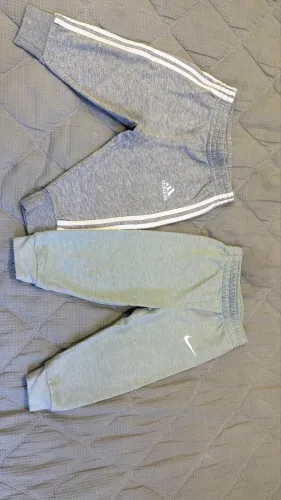 Calça para bebê 6 meses adidas e 9 meses Nike (original)