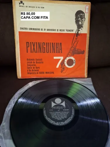Disco de Vinil LP - Pixinguinha 70