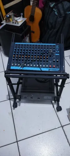 Mesa de som + Potência + Rack