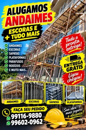 Precisando de andame ou escora so liga * *