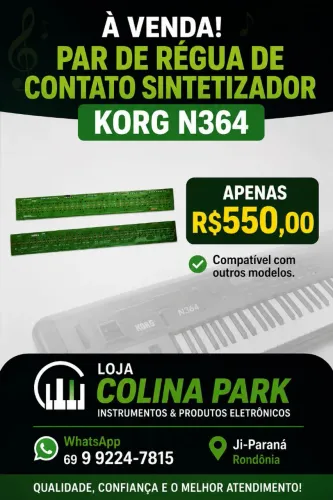 Régua de Contato Sintetizador Korg N 364 N264