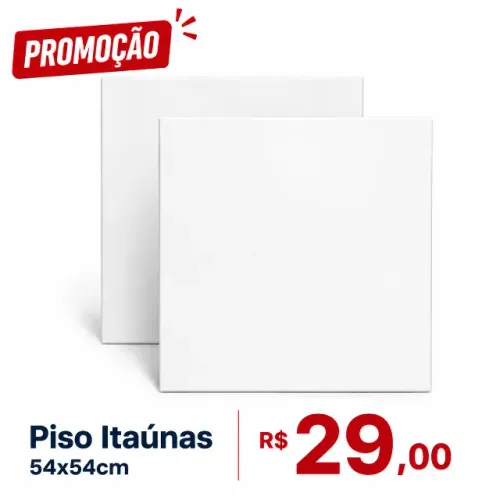 Piso Itaúnas 54x54cm - Qualidade e Elegância para sua Obra