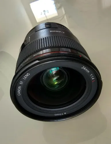 Lente Canon EF 24mm f/1.4L Il USM R$ 9.000