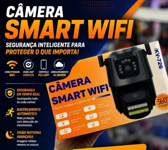 Câmera wifi smart