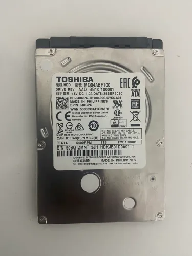 Disco Rígido (HDD) Toshiba 1TB 5400 RPM