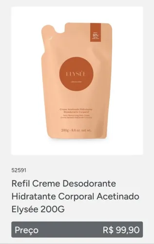 Refil Hidratante Boticário 