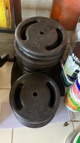 Anilhas de ferro 20 kg 25 kg ? Valor: R$ 10,00 o kg