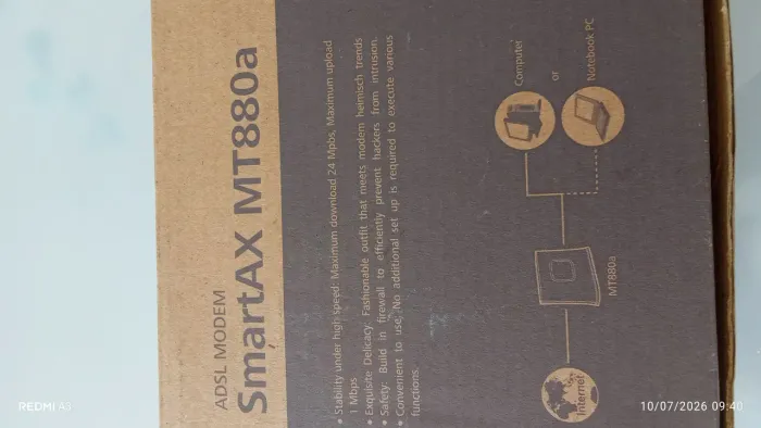 Roteador Smartax Mt880a