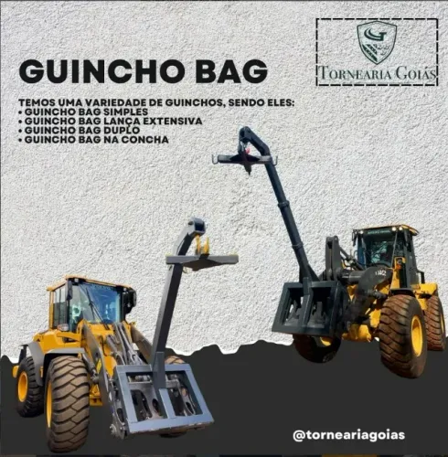 Guincho Bag 3 Toneladas para Pá Carregadeira