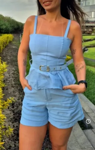 Conjunto short e blusa 