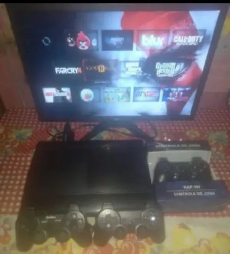 Ps3 c/20 jogos, 2 controles $1.000