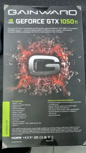 Placa de video Gainward Geforce GTX 1050TI 4GB