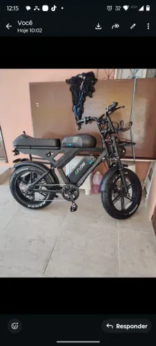 Bicicleta elétrica zerada