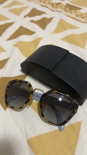 Óculos prada tartaruga original 