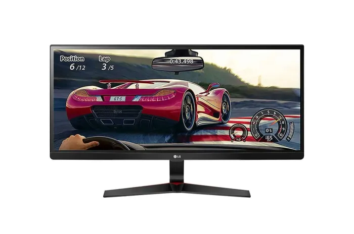 Monitor LG Ultrawide 29p, c/ Som integrado.