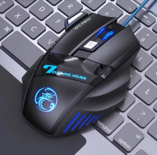 MOUSE GAMER COM AUTO CLICK E DPI!! promoção Relâmpago!!! Queima de estoque!!!