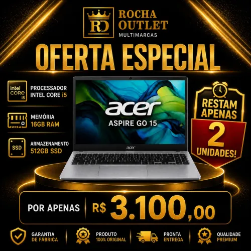 Notbook acer lacrado! Duas unidades! Não faço Olx!!