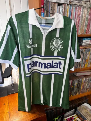 camisa original palmeiras rhumell de 1993 nº 11 - grande - ver fotos!!!!