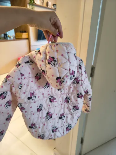 Casaco Jaqueta Bobojaco Infantil Minnie Disney - Tamanho 3