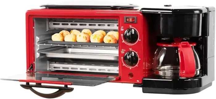 PHILCO Forno Elétrico 3 em 1 PFE09V Forno, Cafeteira e Grill