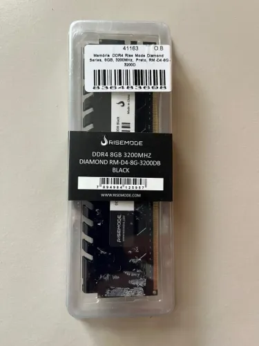 Memória Ram Rise Mode Diamond Series 8gb 3200mhz Ddr4 Black