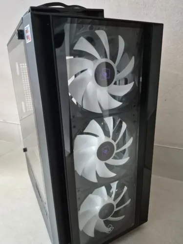 Gabinete Mancer Ward + 4 Fans + Fonte Mancer Thunder 400W