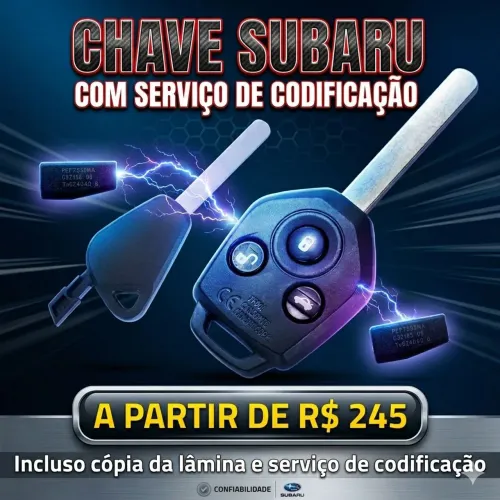 Chave Codificada Subaru | PROMOÇÃO 