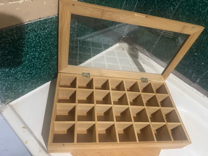 porta-chá ou organizador de cápsulas de café