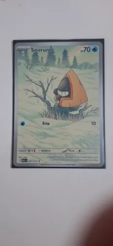 Carta Pokémon Estampas Ilustradas Snorunt