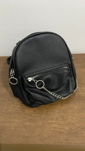 Mini Mochila Preta
