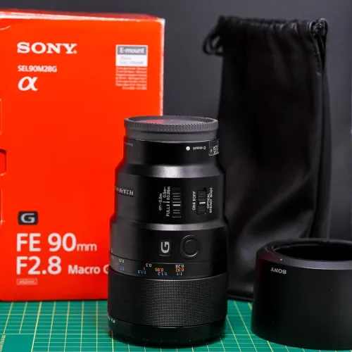 Lente sony 90mm 2.8 macro full frame