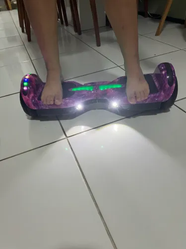 Hoverboard Elétrico Com Luzes E Som Bluetooth Para Crianças