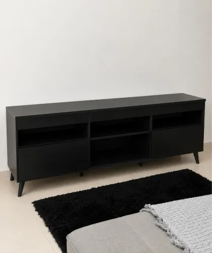 Rack para TV Moderno Preto