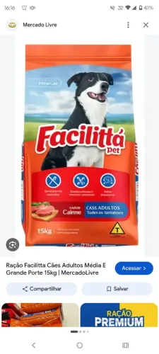 Vendo ração de cachorro 15kl
