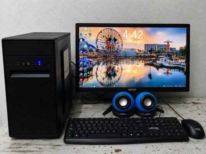 Computador Completo + Monitor Full HD 21,5