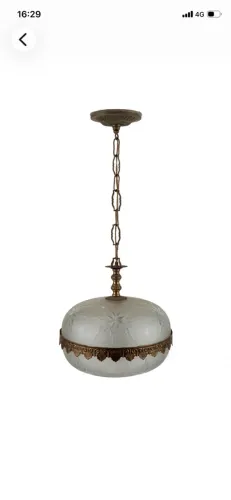 Conjunto de lustres vintage
