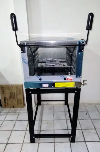 FORNO INDÚSTRIAL A GÁS INOX ROMA FIRI 80 CM VENÂNCIO