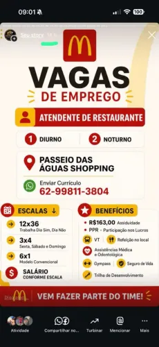 VAGA DE EMPREGO 