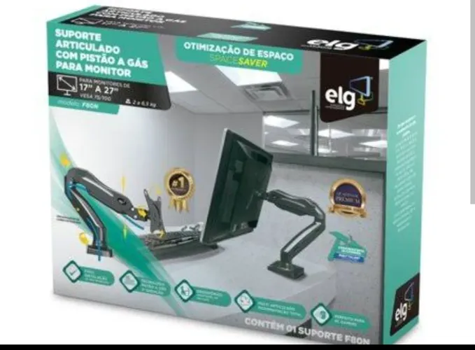 Braço articulado elg para monitor