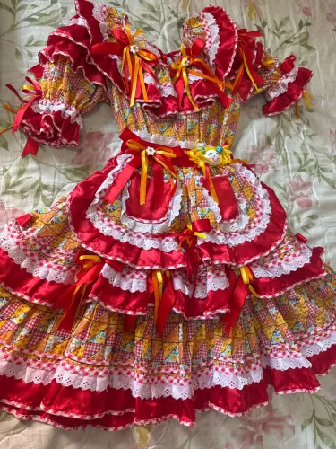 Vestido junino infantil
