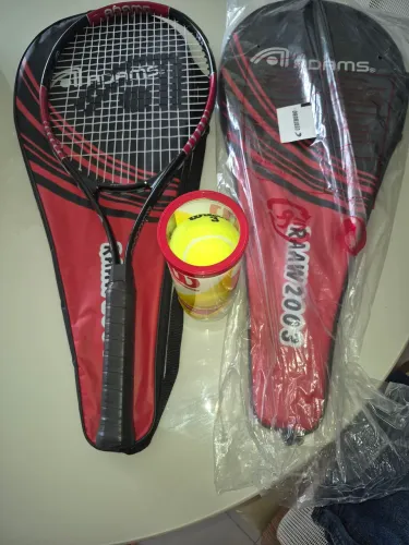Raquetes Adams com 3 bolas